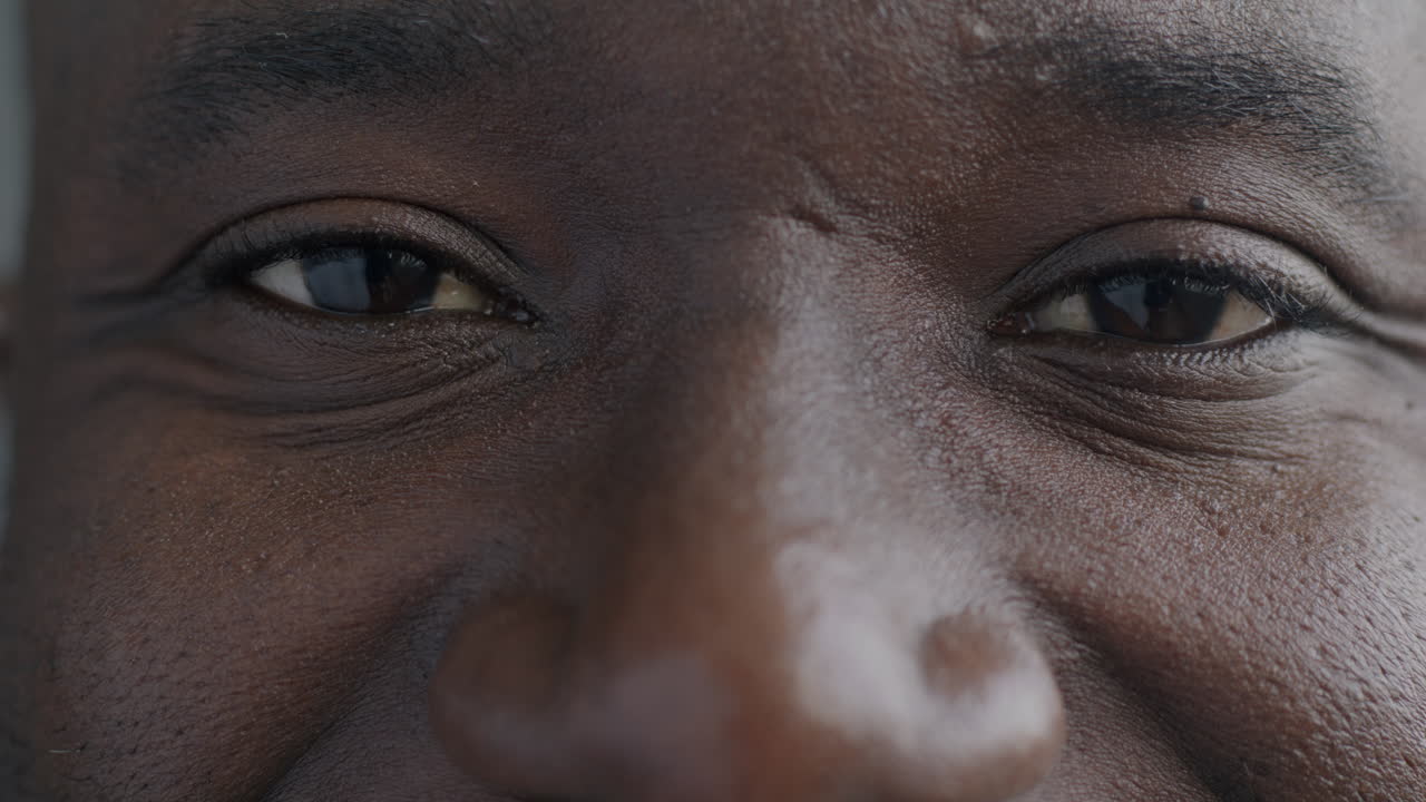 Close-up of a man's face