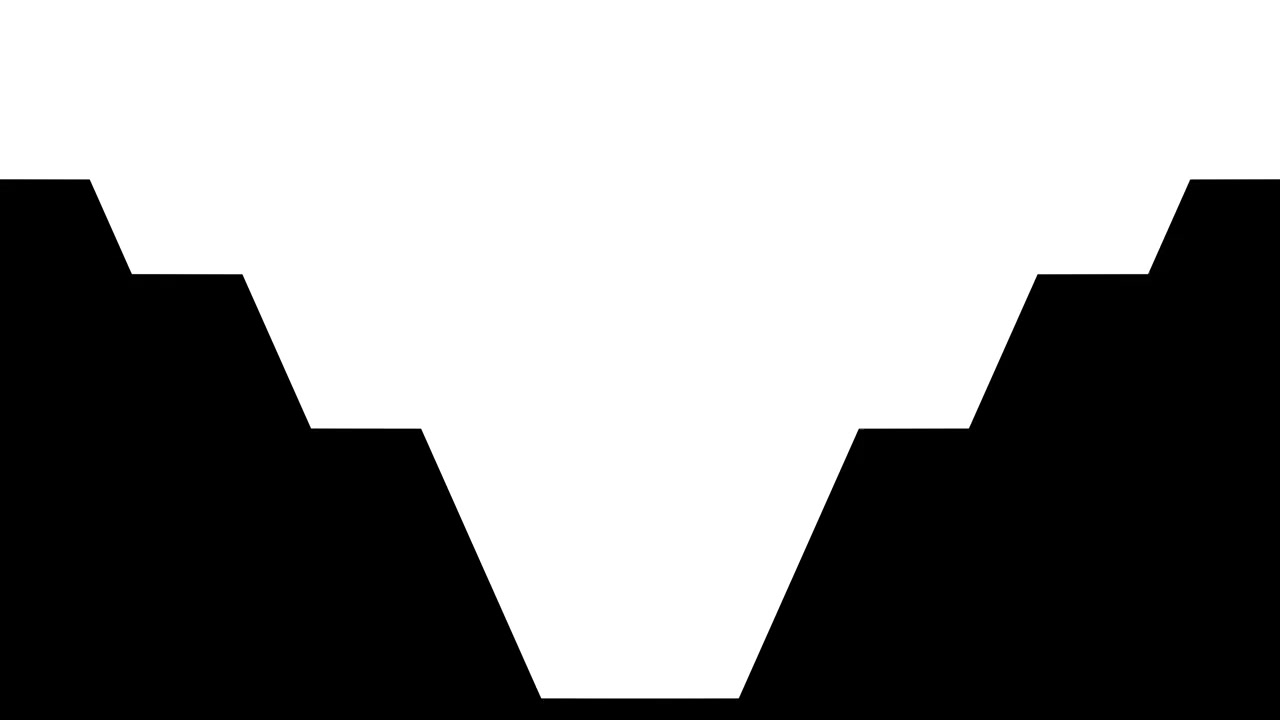 Modern Animated Black and White Geometric Reveal Transition