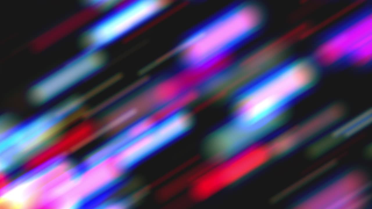 4k animated background simulating blurred moving lights