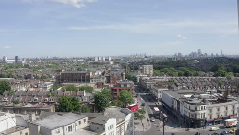 Centro-De-Londres,-Inglaterra-Visto-Desde-El-Encantador-Distrito-Archway