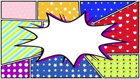 comic background with explosion for inscription