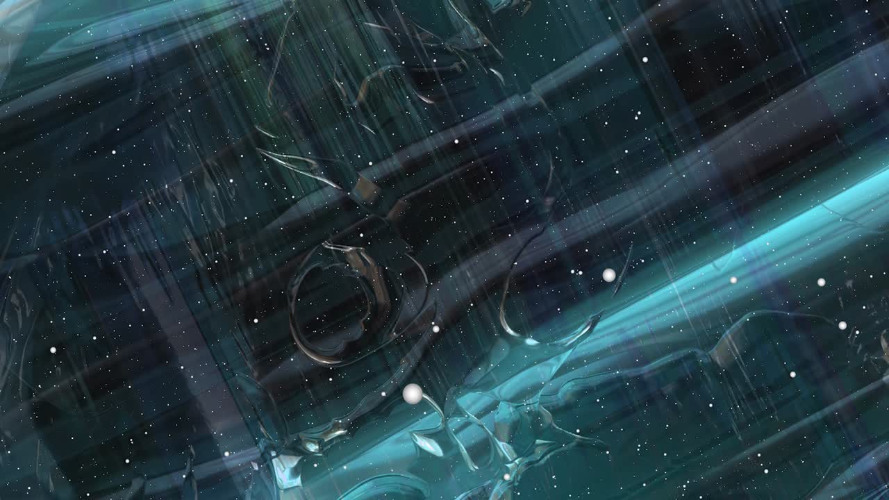 animación abstracta, fondo líquido, hermosa película de pintura digital, película de fondo abstracta, animación caleidoscopio video de stock