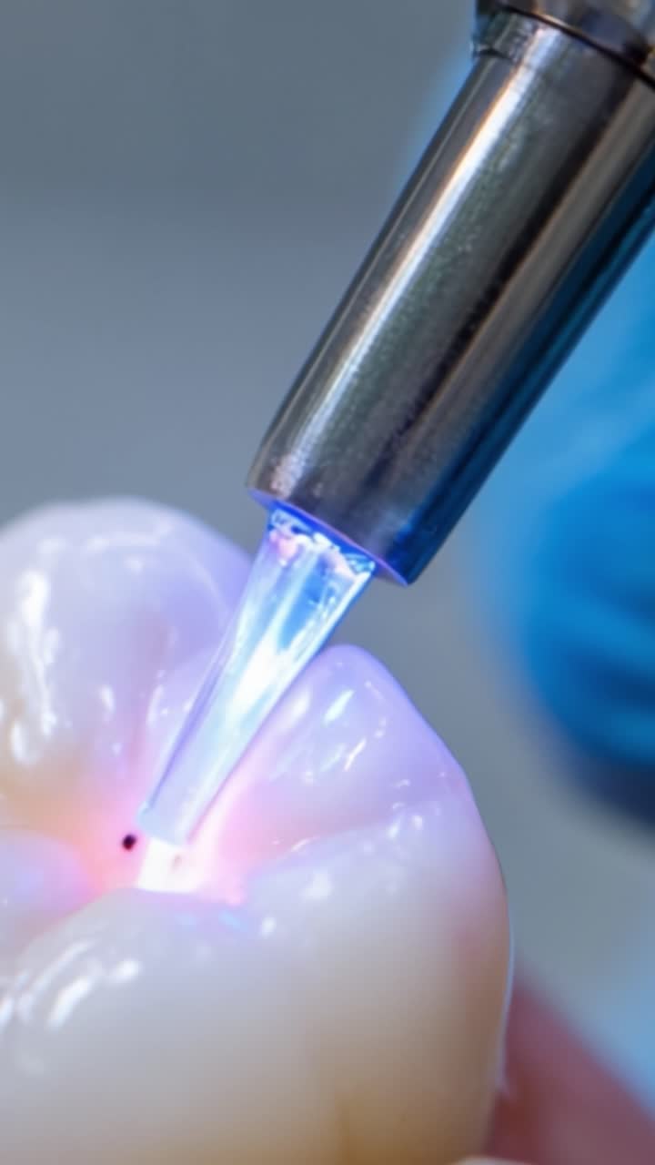 Luce Polimerizzante Dentale in Azione: Un'Esame Ravvicinato delle Moderne Tecniche di Restauro Dentale per un Efficace Legame della Resina Composita e Processi di Polimerizzazione