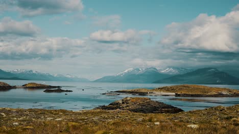 Lakes-On-The-Mountain-Hike-Trails-At-Tierra-del-Fuego,-Patagonia-Argentina,-South-America