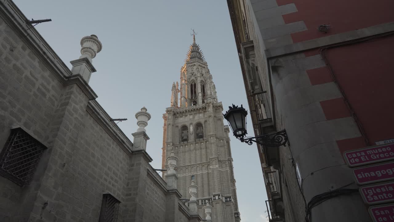 Cathedral Tower in a City