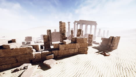 ancient ruins in the desert
