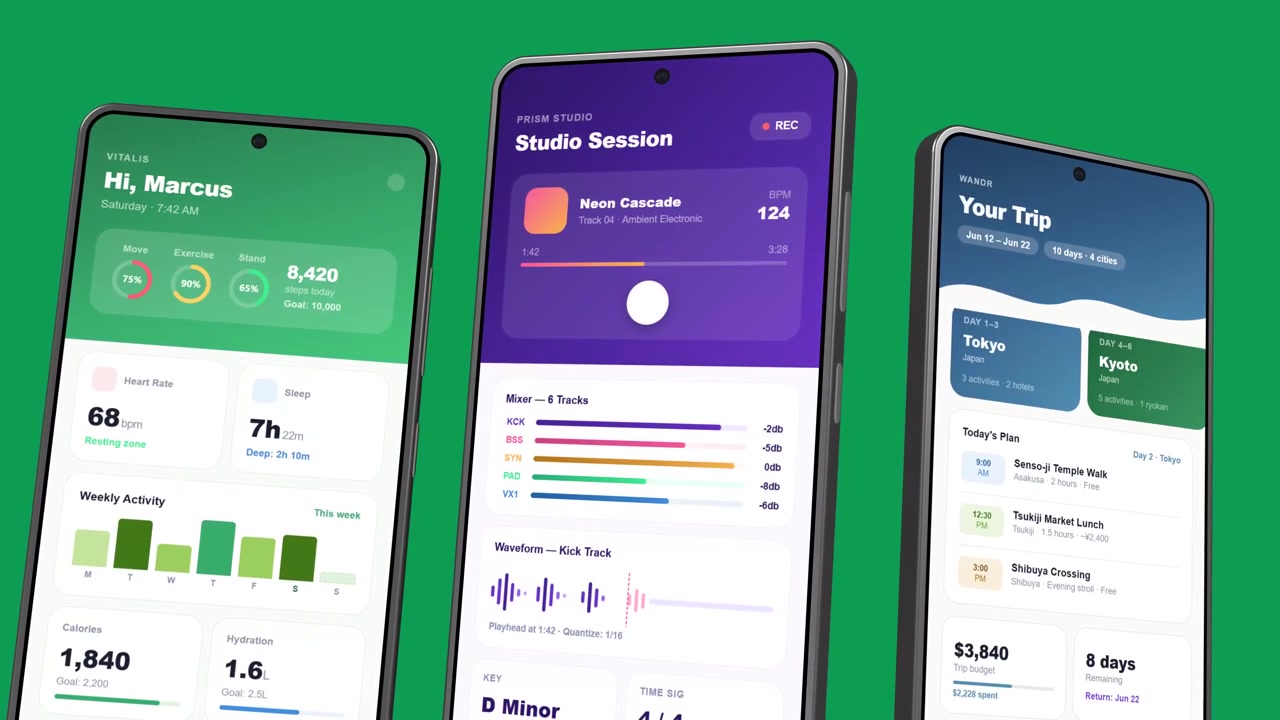 Premium UI Presentation S26 Ultra