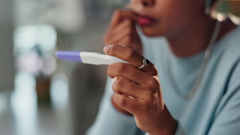a woman waiting to see if she is pregnant