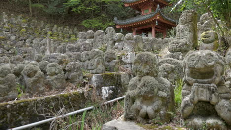 otagi nenbutsu-ji-tempel in der nähe von kyoto in japan