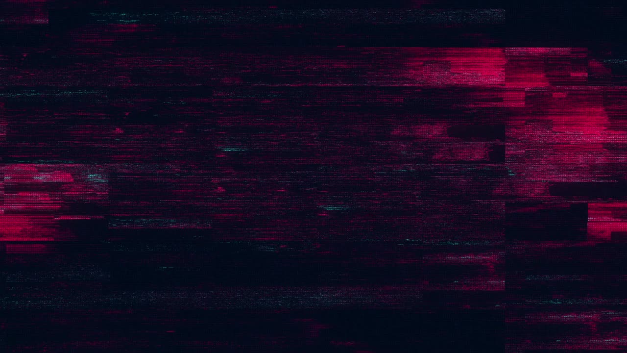 diseño único abstracto animación digital ruido de píxeles error de fallo daño de video
