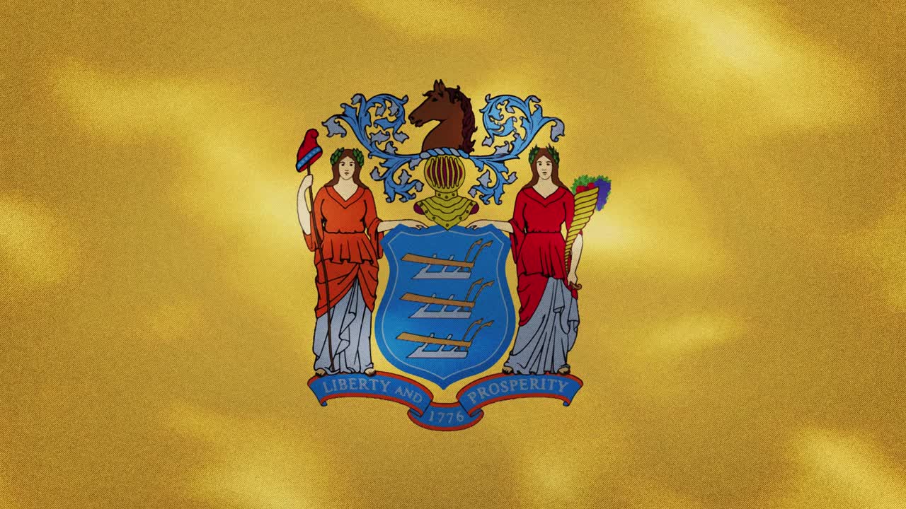 New Jersey dense flag fabric wavers, background loop