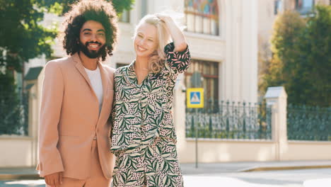 couple walking outdoors