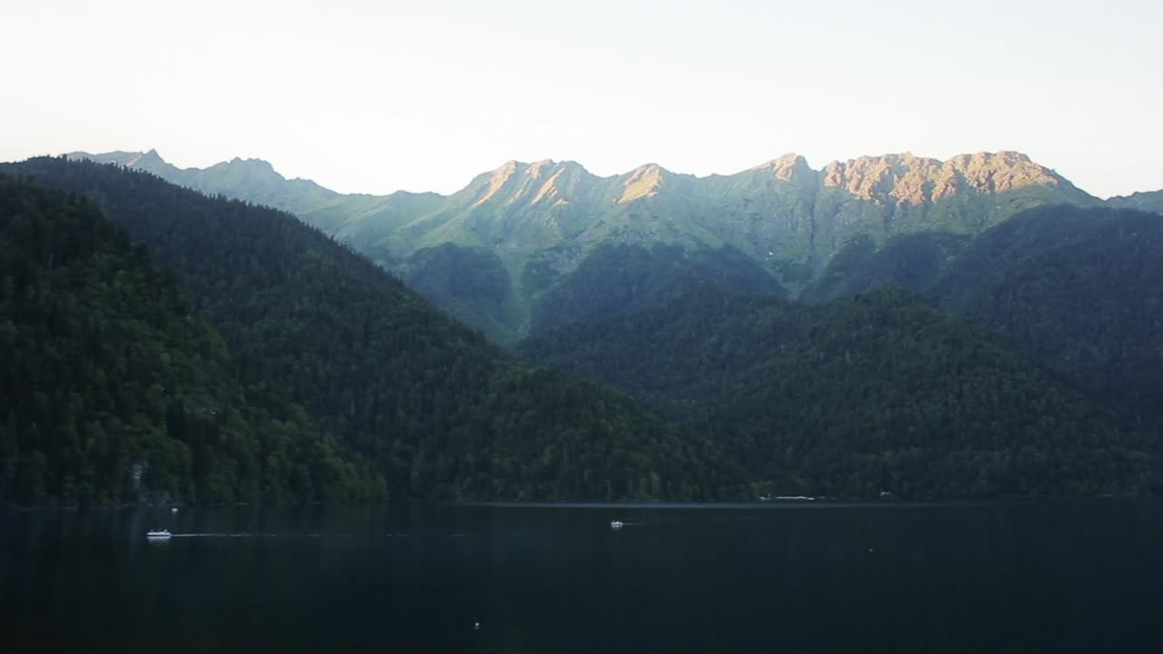 Mountains and Lake Landscape