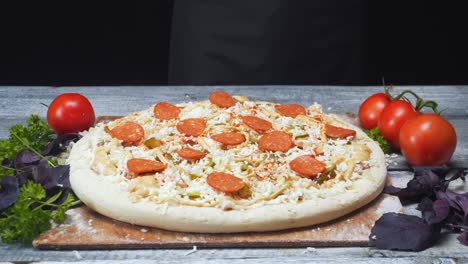 preparación de pizzas