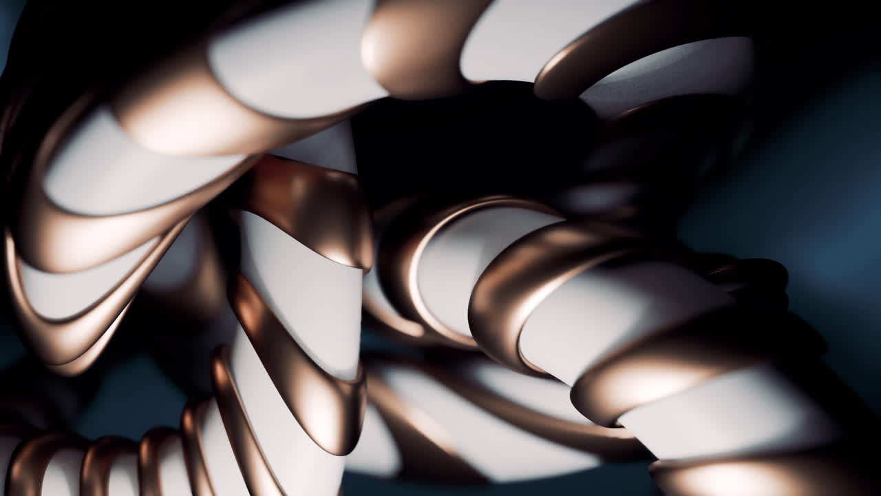 Abstract 3D Geometric Shapes