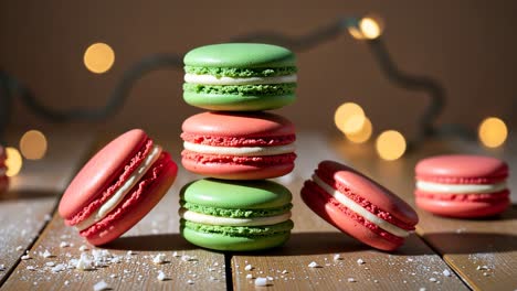 macarrones apilados