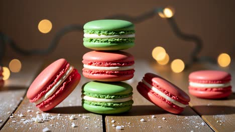 stacked macarons