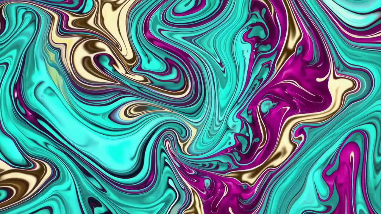 Abstract Marbling Art