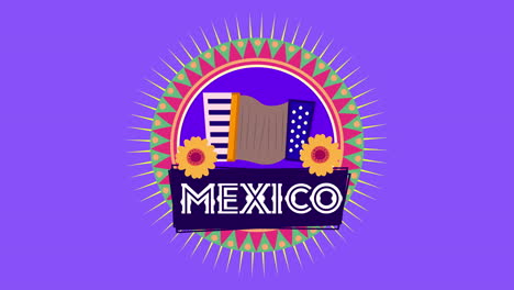 animación viva mexico con instrumento de acordeón