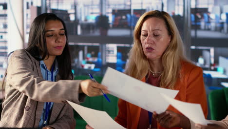 reunión de negocios en curso