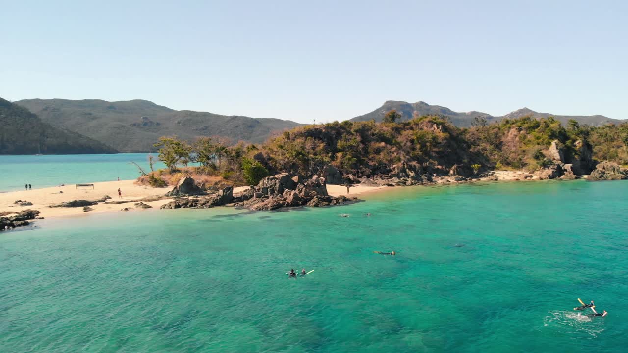 Areal View of Whitsunday Island from Queensland Australia
