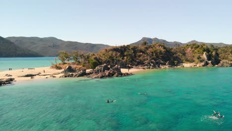 vista aérea de la isla whitsunday desde queensland australia