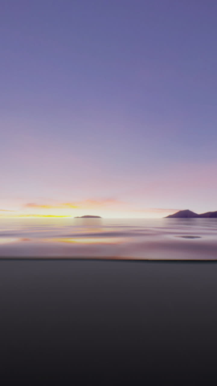 puesta de sol sobre el océano