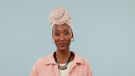 black woman, thumbs up and review