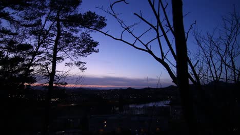 twilight in norway getting dark