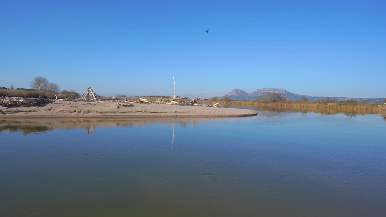 desembocadura del río ter en girona parque natural de europa