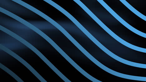 animation of spots over blue trails on black background