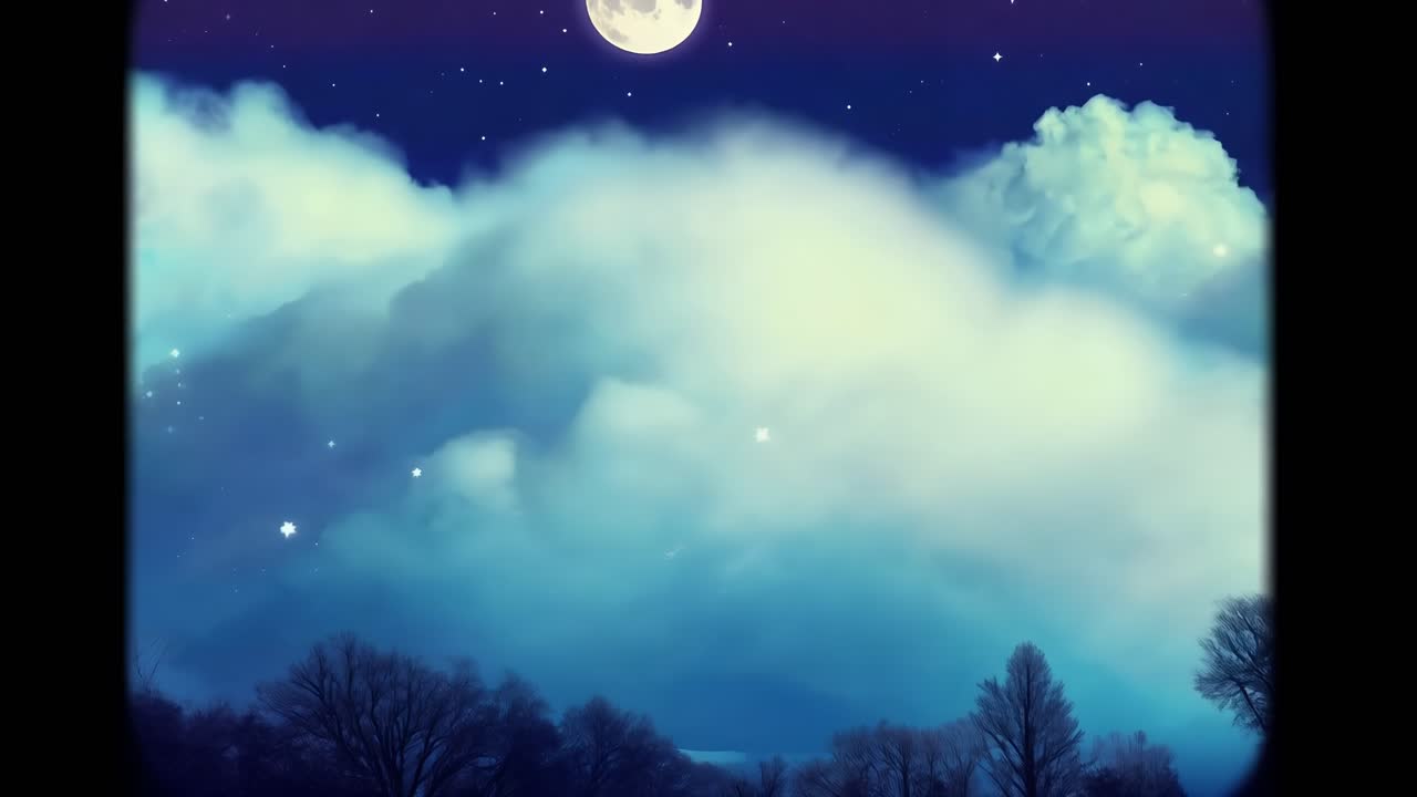 별과 달과 밤하늘