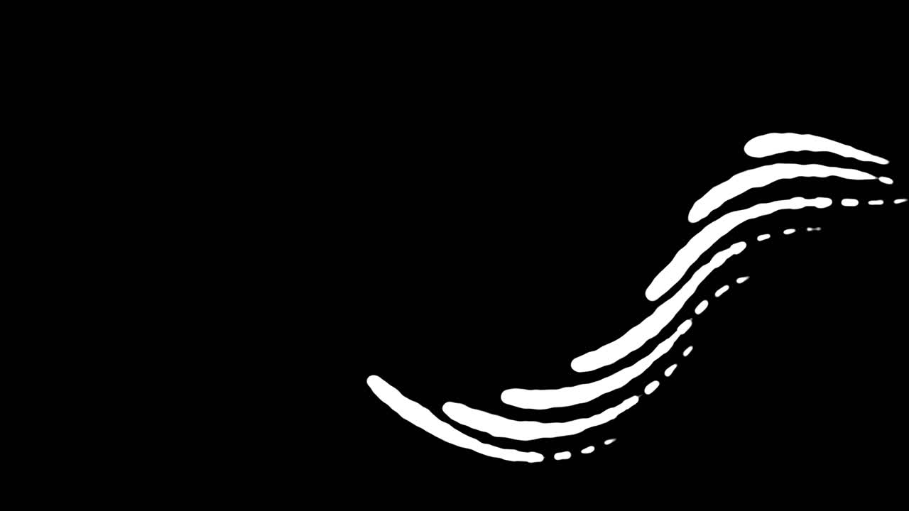 la evolución de patrones abstractos de rayas de luz.