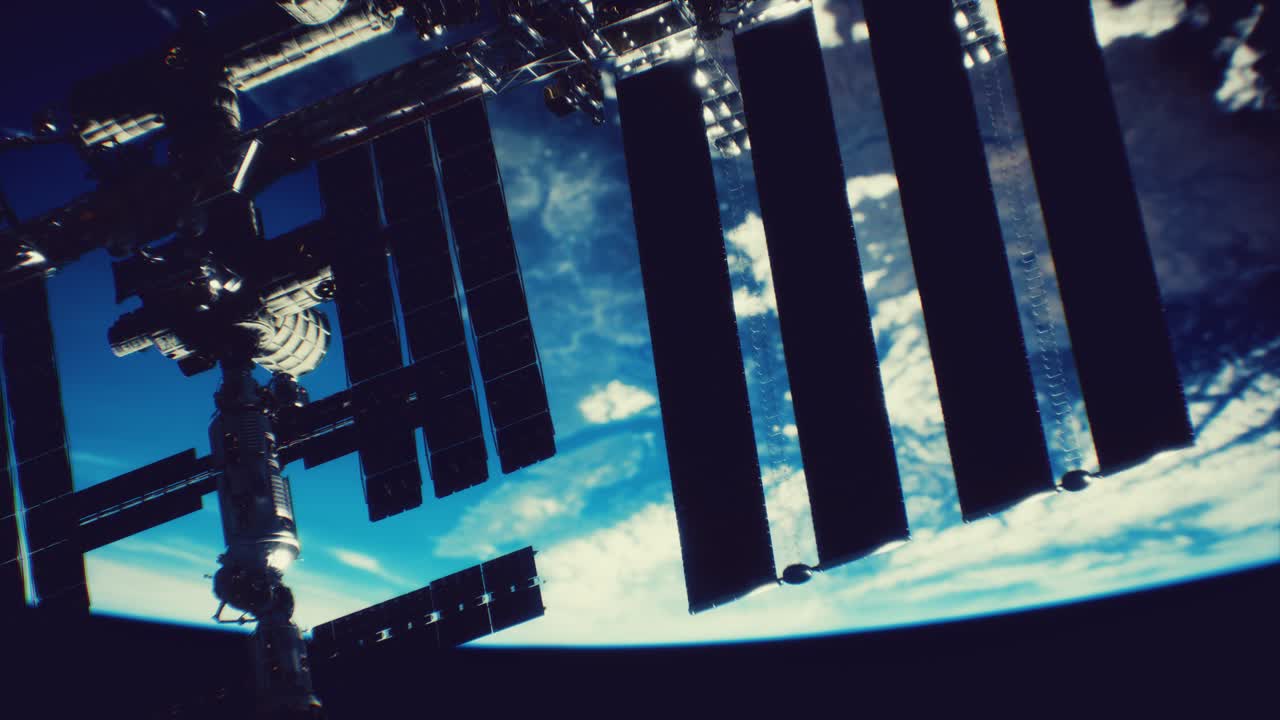 Stazione Spaziale Internazionale. Elementi di questa immagine forniti dalla NASA