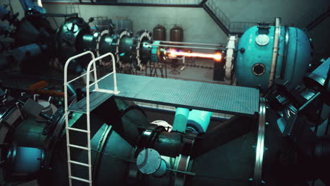reactor termonuclear o nuclear conceptual de alta tecnología