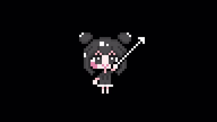 Animazione loop del cursore Pixel girl 02. 1080p (6).mov