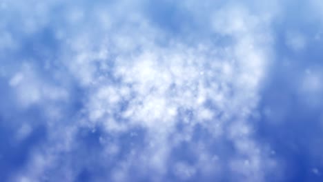 las nubes volando a través de fx