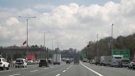 tráfico en las carreteras de turquía