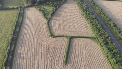 Vista-Aérea-De-Un-Campo-En-Inglaterra