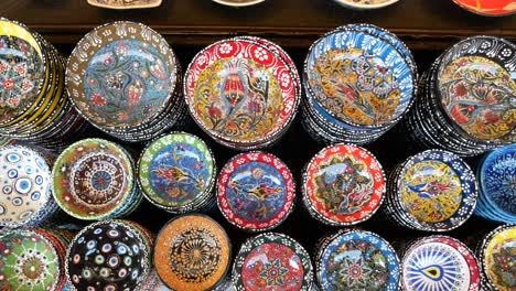 colorful turkish ceramic bowls and dishes