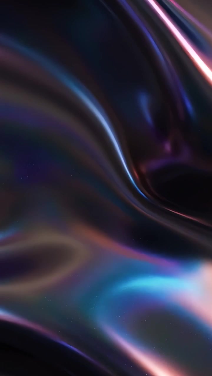 Abstrakt Metalliske Bølger Baggrund 4K