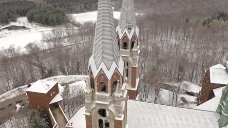 Cinematic-Aerial-View-of-Historic-Holy-Hill