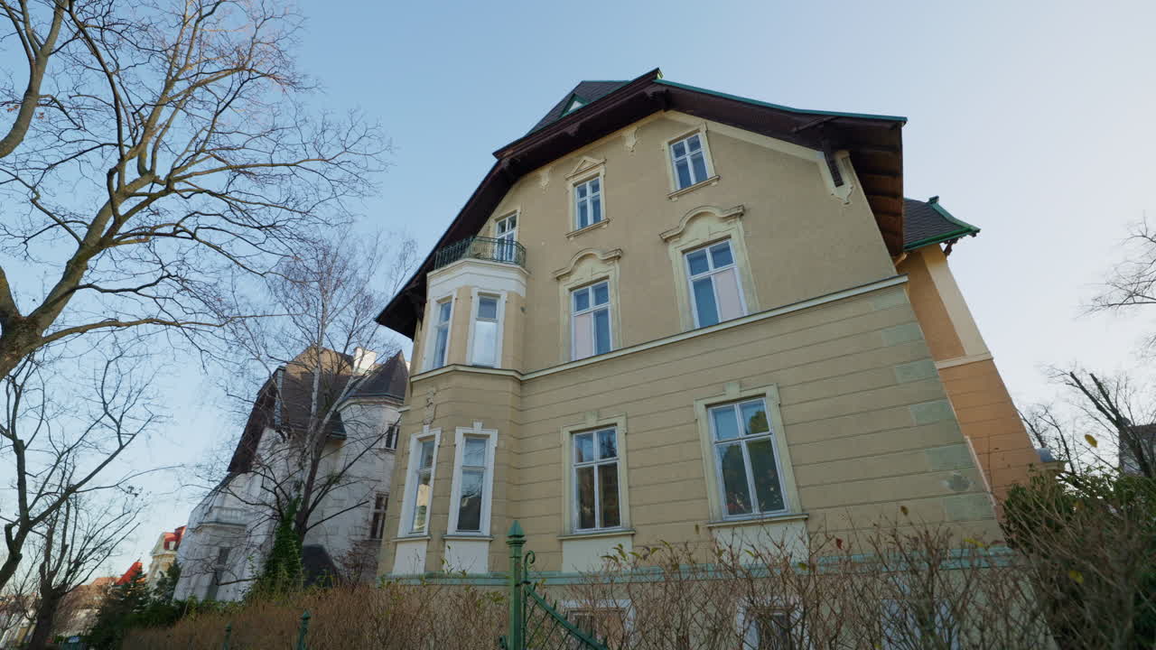Exterior view of residential buildings