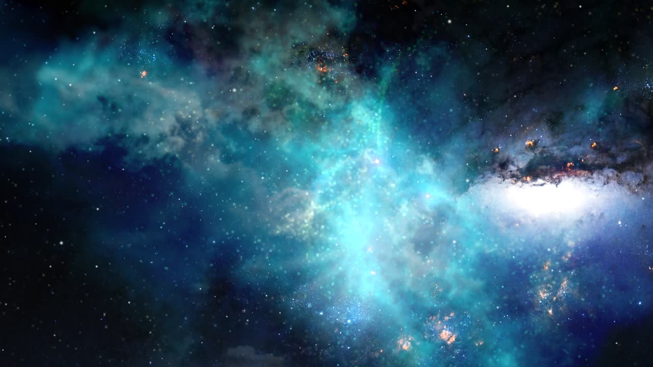 우주에서 형성되는 성운과 은하