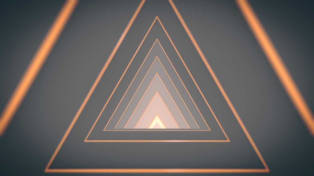 triángulo de bucle abstracto gris