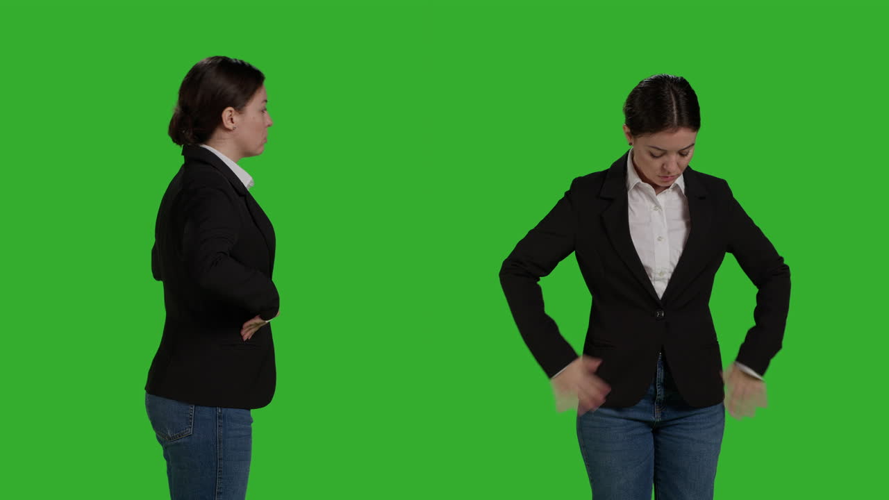 Professional Businesswoman on Green Screen