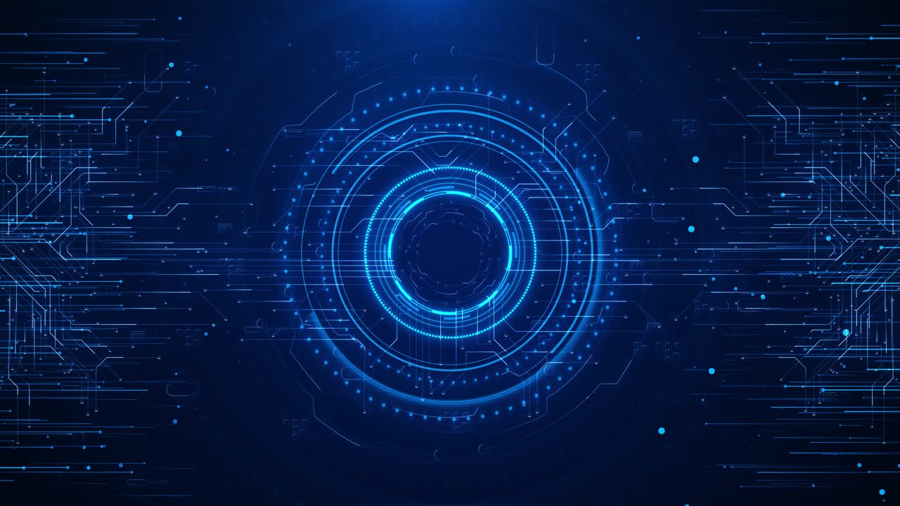 Futuristic digital cyber tech space ai artificial intelligence machine deep learning neural network