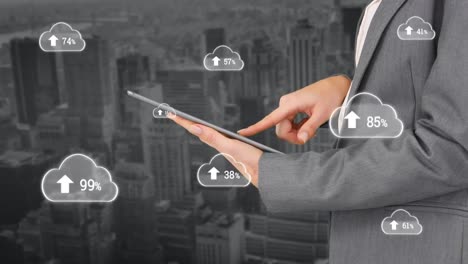 computación en la nube y los números aumentan