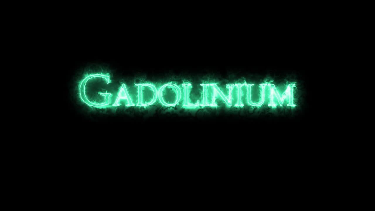 가돌리, 화학 원소, 불로 쓰여진 루프