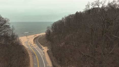 High-aerial-rising-over-the-peek-a-boo-street